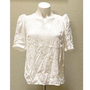 NWT A New Day textured white blouse, XS